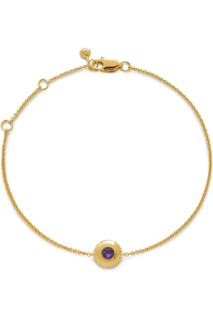 Monica Vinader 18kt yellow vermeil February Birthstone bracelet