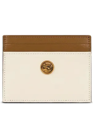 Etro Two-tone leather cardholder