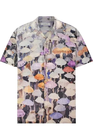FLÂNEUR Umbrella-print shirt