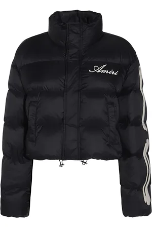 AMIRI Bones cropped puffer jacket