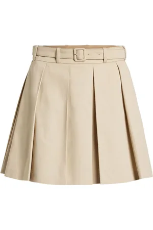 Patou Pleated mini skirt