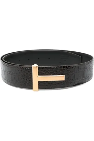 Tom Ford Crocodile-embossed belt