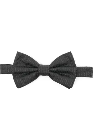 HUGO BOSS Monogram-jacquard bow tie