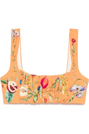 ALÉMAIS Flores bikini top