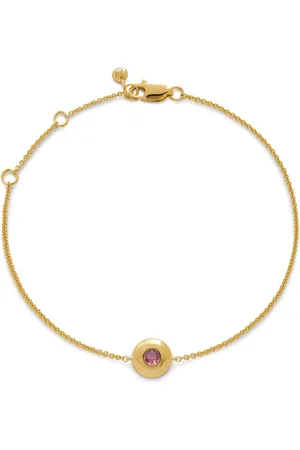 Monica Vinader 18kt yellow vermeil October Birthstone bracelet