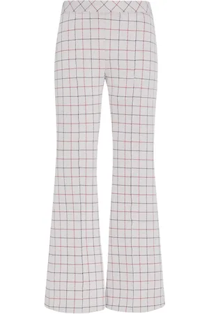 ROSETTA GETTY Check-pattern trousers