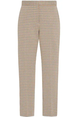 ROSETTA GETTY Check-pattern trousers