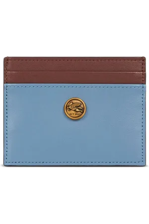 Etro Two-tone leather cardholder