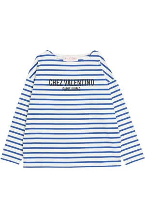VALENTINO GARAVANI Chez-print striped T-shirt