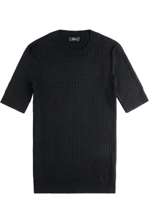 FAY Cable-knit T-shirt