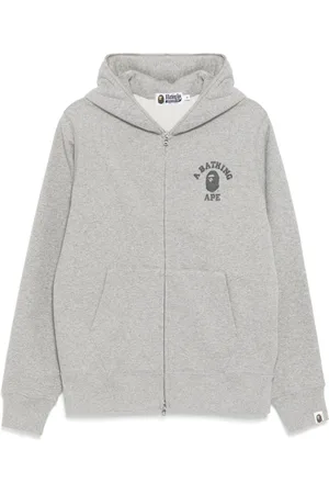 A Bathing Ape Logo-printed hoodies
