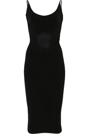 MUGLER Knitted midi dress