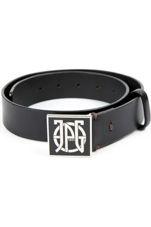 Jean Paul Gaultier 2000s logo-buckle belt