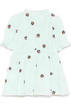 Stella McCartney Lady bug-embroidered dress