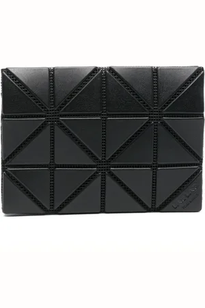 Issey Miyake Geometric-panelled card holder