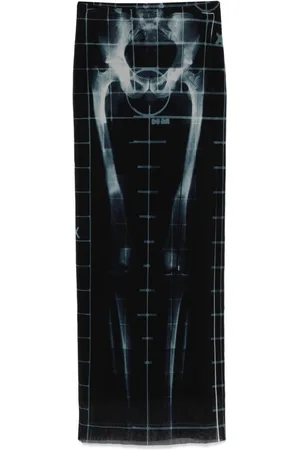 Jean Paul Gaultier X-Ray maxi skirt