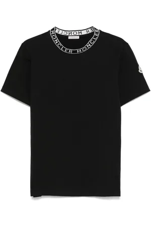 Moncler Logo-trim cotton T-shirt