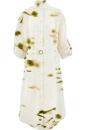 Salvatore Ferragamo Blossom print shirt dress