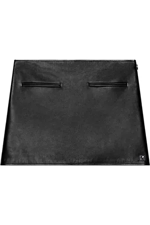 Courrèges Heritage Leather mini skirt