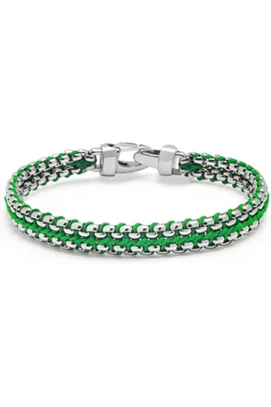 Nialaya Woven 8mm Box Chain bracelet