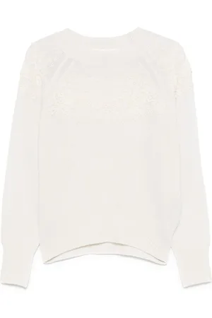 ERMANNO SCERVINO 3D-detail sweater