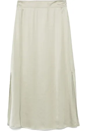 PESERICO SIGN Satin midi skirt