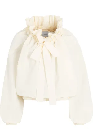 Patou Iconic drawstring faille top