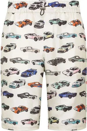 Philipp Plein Cool Kid Cars Racing shorts