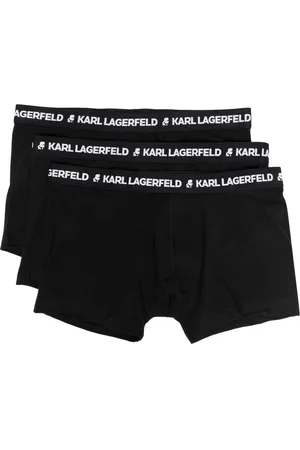 Karl Lagerfeld Logo-waistband boxer short set