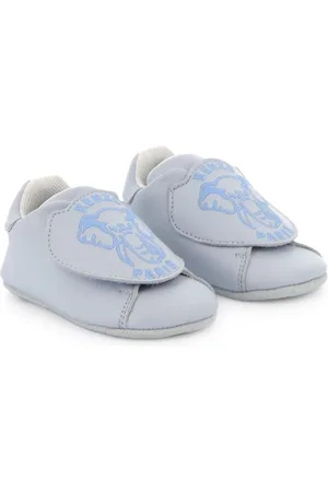 Kenzo Logo-embroidered slippers