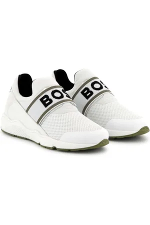 HUGO BOSS Logo-print strap sneakers