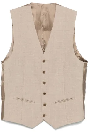 Fursac Mélange-effect waistcoat