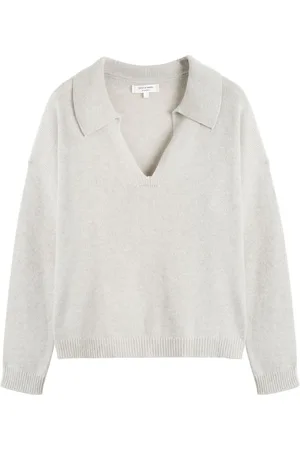 Chinti & Parker Spread-collar cashmere jumper