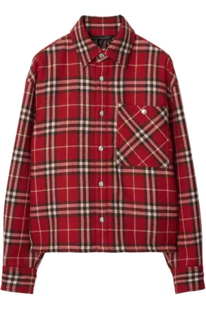Burberry Check wool shirt