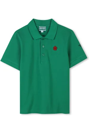 Kenzo Boke Flower-patch polo shirt