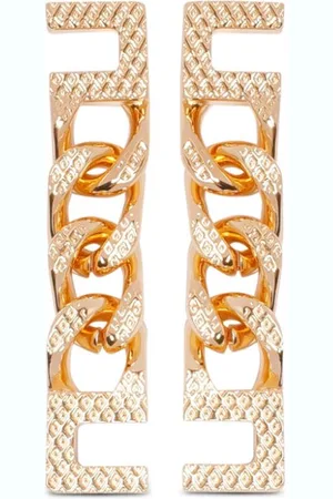 Elisabetta Franchi Chain-link detailing earrings