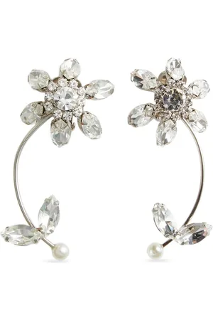 Dsquared2 Floral crystal earrings