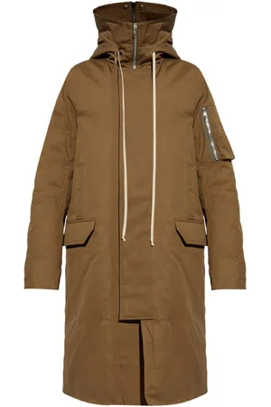 Rick Owens Hooded padded coat