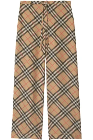 Burberry Checked pajama trousers