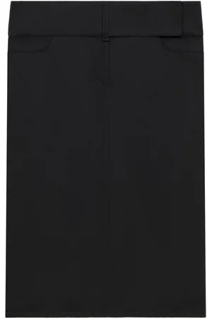 Courrèges Belted midi skirt