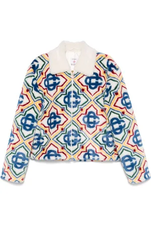 Casablanca Collared faux-fur jacket