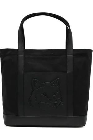 Maison Kitsuné Festive fox head large tote bag