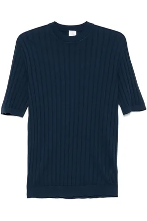 ELEVENTY Ribbed-knit T-shirt