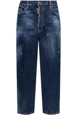 Dsquared2 Stretch-cotton tapered jeans
