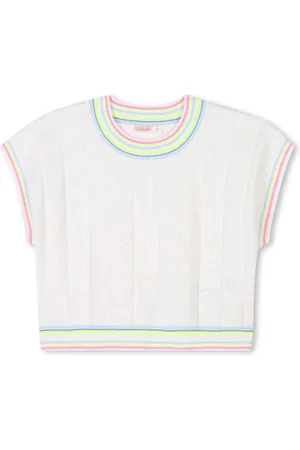 Billieblush Heart-motif knitted top