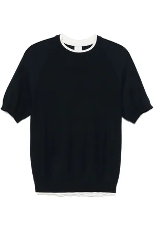 ELEVENTY Honeycomb-knit T-shirt