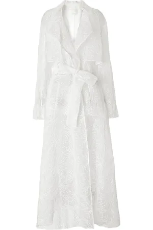 GENNY Floral-embroidered coat