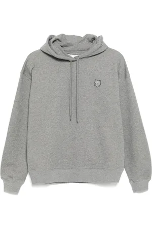 Maison Kitsuné Bold-fox-head-patched hoodie