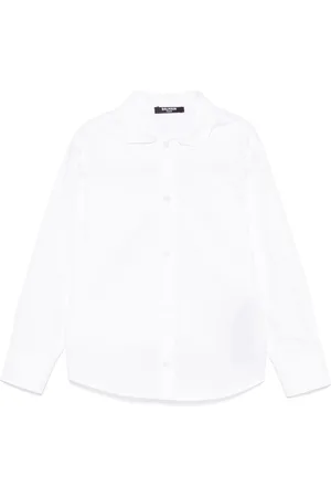 Balmain Logo-embroidered shirt