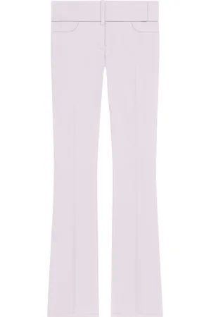 Courrèges Belted bootcut trousers